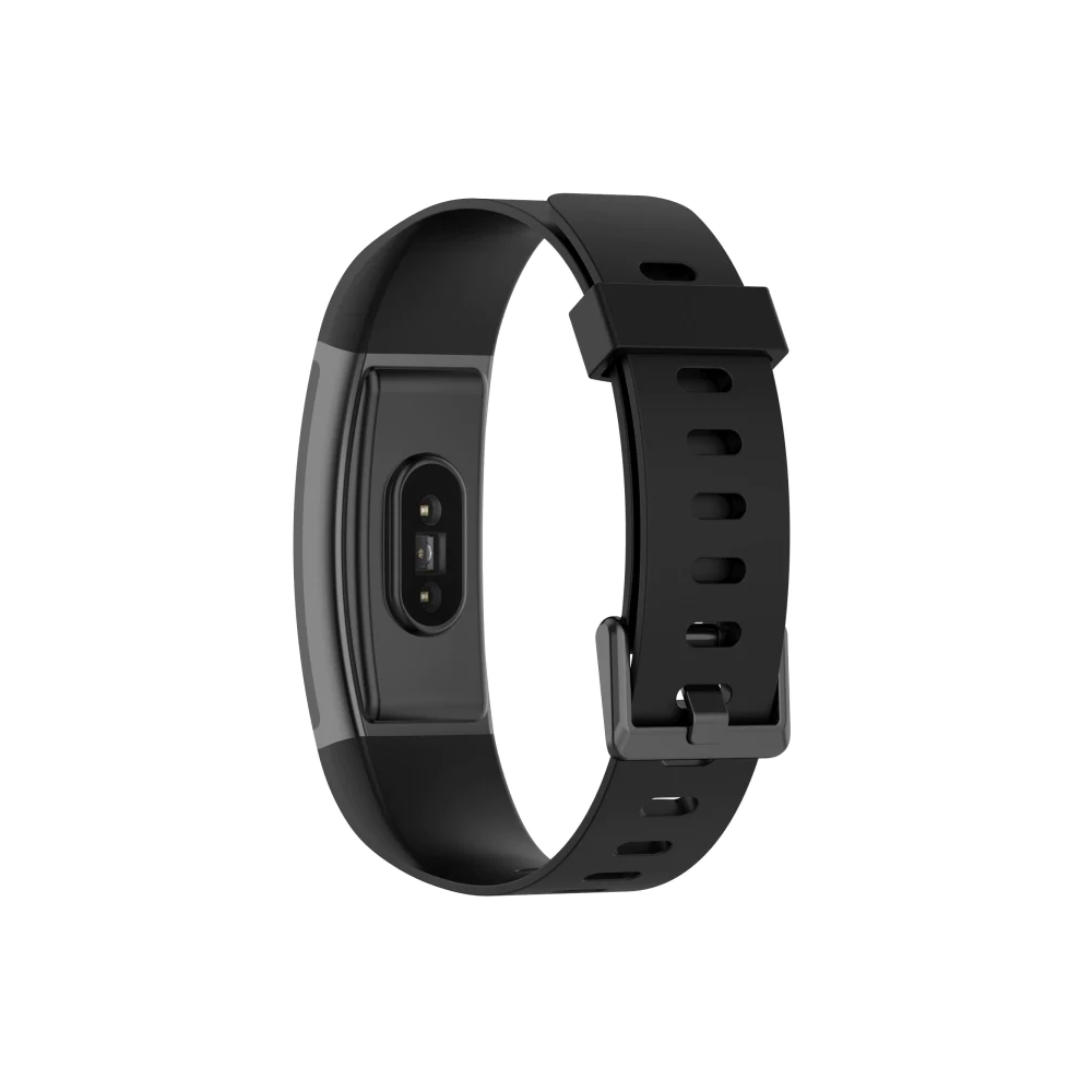 DBLACK [RLDS-01] SILICONE WATCH BAND // COMPATIBLE WITH "realme Smart Band | MODEL NUMBER - RMA183" MODEL ONLY