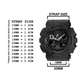 DBLACK [CDS3] 16MM RESIN WATCH STRAP // COMPATIBLE WITH CASIO G-SHOCK GD-120, GA-100, GA-110, GA-100C & OTHERS WATCHES